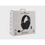 Slušalice gaming BUTTERFLY crne, dual Wi-fi/BT