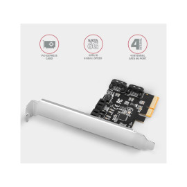 Kontroler PCI-E SATA 6G x2 + eSATA x2, PCES-SA4X4