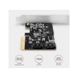 Kontroler PCI-E SATA 6G x2 + eSATA x2, PCES-SA4X4
