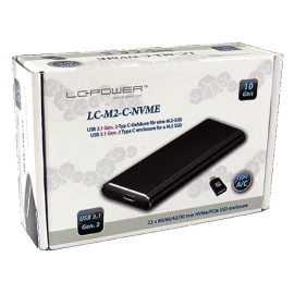 Kućište za M.2 SSD NVMe na USB3.1 Type-C LC-Power
