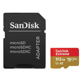 Mem. kartica SDXC 512Gb U3 CL10 V30 micro SanDisk 