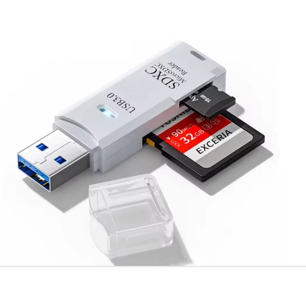 Čitač kartica; memorijskih; USB 3.0 SD+TF