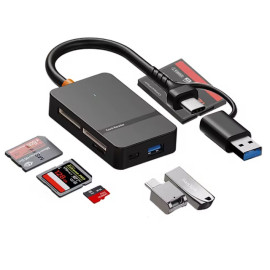 Čitač kartica; memorijskih USB 3.0; USB-C; 8u1 OTG