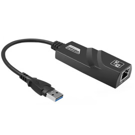 Adapter ethernet USB-A 3.0 muški na RJ45 1G; 30cm