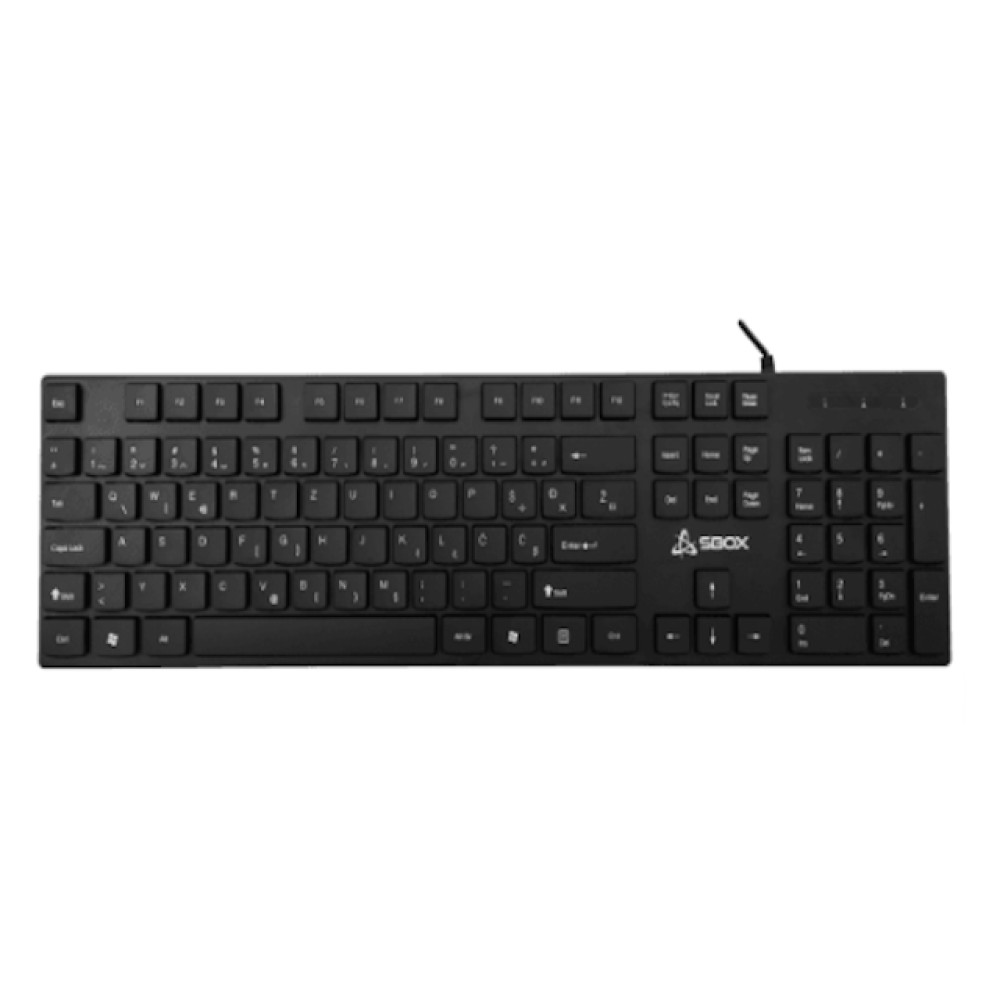 Tipkovnica USB SBOX K-123 / HR