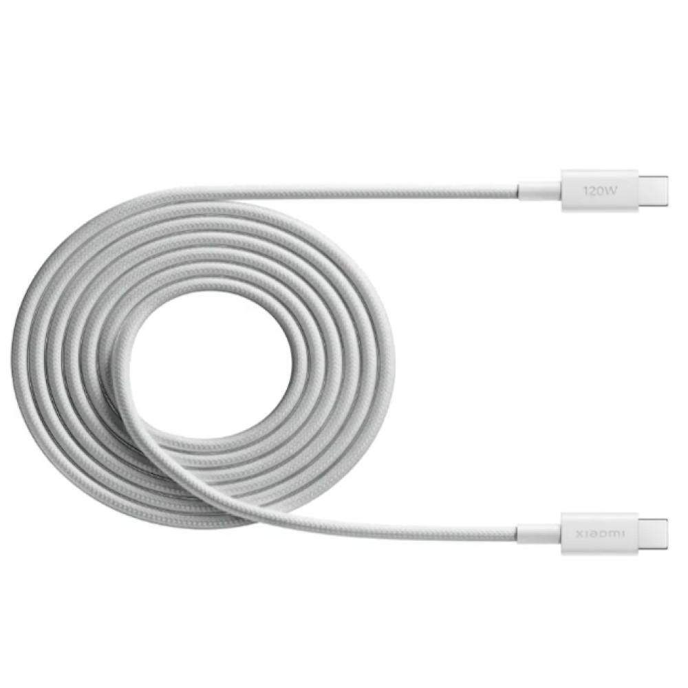Kabel USB-C muški / USB-C muški; 2m Xiaomi bijeli