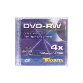 DVD-RW Traxdata 4,7Gb 4X box