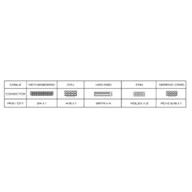 Napajanje ATX 400W SBOX PSU-400 1x120mm vent.