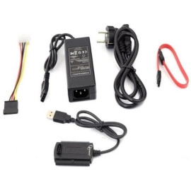 Adapter USB 2.0 na SATA + ATA HDD aktivni