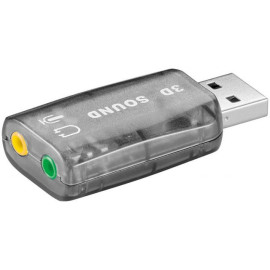 Zvučna kartica vanjska USB 2-kanalna Goobay - - - 