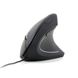 Miš optički USB vertikalni; ergonomski; crni