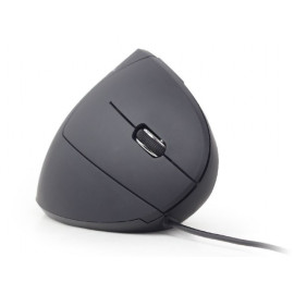 Miš optički USB vertikalni; ergonomski; crni