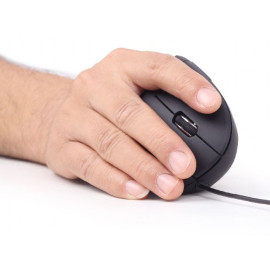 Miš optički USB vertikalni; ergonomski; crni