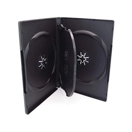 Kutija za DVD četverostruka (tray) crna