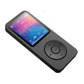 MP3 player crni sa LCD ekranom; USB-C