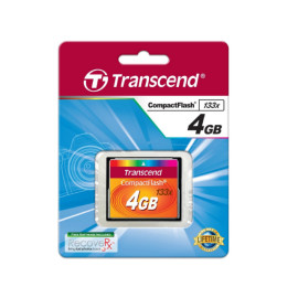 Mem. kartica Compact Flash 4Gb Trancsend 133x