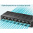 Switch 8-port 10/100/1000 MBit TP-Link TL-LS1008G