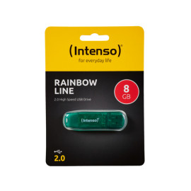 USB stick drive 8GB Intenso Rainbow Line; zeleni