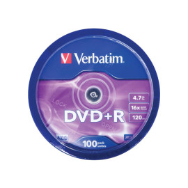 DVD+R Verbatim 4,7GB 16X Silver 10kom 