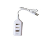 Hub USB 2.0 4-port bijeli; 40cm kabela