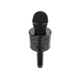 Karaoke bluetooth zvučnik i mikrofon; crni