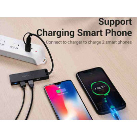 Hub USB-C i USB 3.0 muški na 4xUSB3.0; USB micro-B