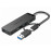 Hub USB-C i USB 3.0 muški na 4xUSB3.0; USB micro-B