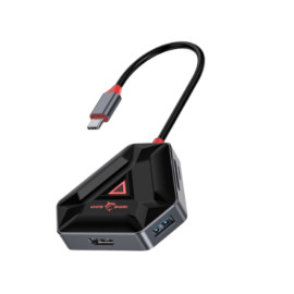 Hub USB-C Hexagon 3xUSB 3.0, HDMI, SD/micro SD 