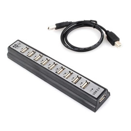 Hub USB 2.0 10-port s mogučnošću napajanja