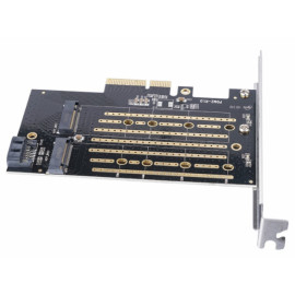 Kontroler PCI-E 3.0 x4; 2TBx2kom M.2 NVME; SSD