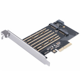 Kontroler PCI-E 3.0 x4; 2TBx2kom M.2 NVME; SSD