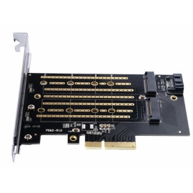 Kontroler PCI-E 3.0 x4; 2TBx2kom M.2 NVME; SSD