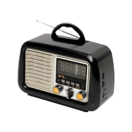 Retro radio + BT prijenosni zvučnik 4u1 RRT 2B