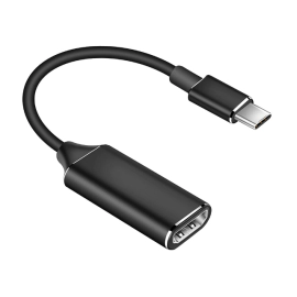 Adapter USB-C 3.1 muški na HDMI ženski; 4K; crni