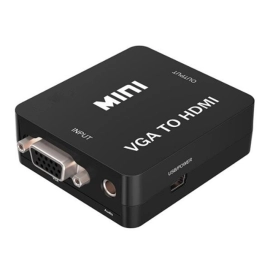 Pretvarač VGA ženski na HDMI ženski + zvuk 