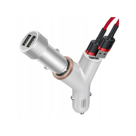 Pretvarač 12-24VDC / 2xUSB 3,4A + auto utičnica
