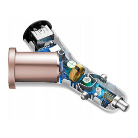 Pretvarač 12-24VDC / 2xUSB 3,4A + auto utičnica