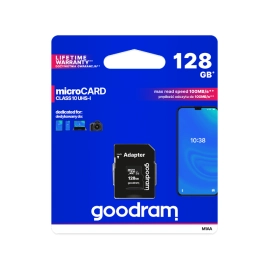 Mem. kartica SDXC 128Gb CL10 micro+adapter Goodram