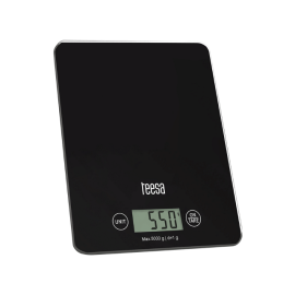Kuhinjska vaga 0-5kg, min. 1g Teesa; crna