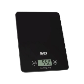 Kuhinjska vaga 0-5kg, min. 1g Teesa; crna