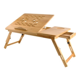 Stalak za notebook rasklopni drveni 62.5x34.5x26cm