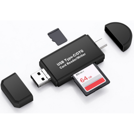 Čitač mem. kartica USB 2.0 / USB-C OTG