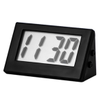 Digitalni LCD sat 30x56mm 1xLR1130; crni