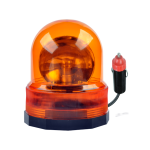 Rotirka 12VDC za auto upaljač + magnet; narančasta
