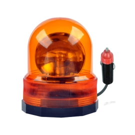 Rotirka 12VDC za auto upaljač + magnet; narančasta