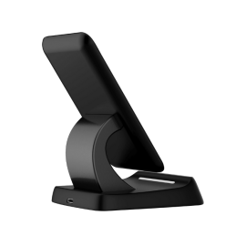 Punjač bežični za smartphone stolni QI 1A 10W crni