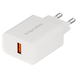 Pretvarač 230VAC / 1xUSB 3A 18W QC3.0 brzi K&M