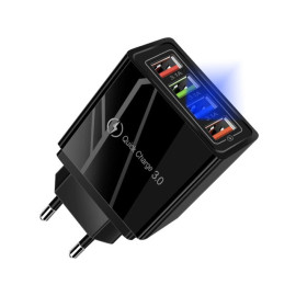 Pretvarač 230VAC / 4xUSB 3.0 3,1A QC Izoix