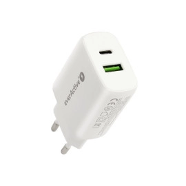 Pretvarač 230VAC / 1xUSB i 1xUSB-C 3A 25W PD QC3.0