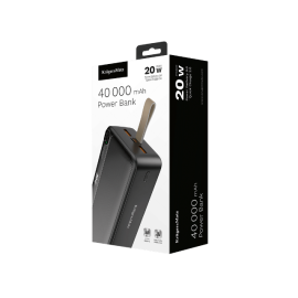 Baterija Powerbank 40.000mAh QC3.0 20W K&M